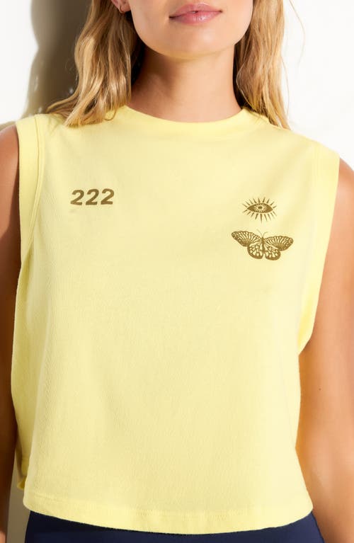 Spiritual Gangster Crawford 222 Nature Graphic Crop Tank In Firefly