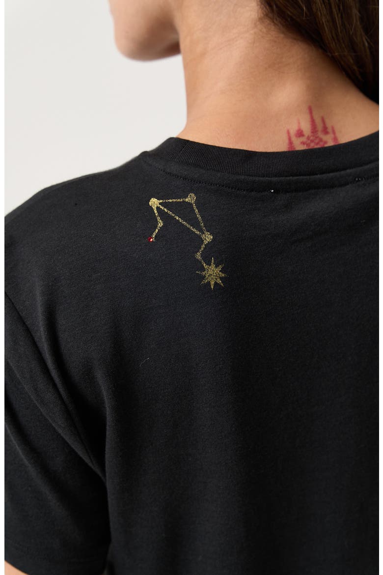 Libra Mercury Graphic T-Shirt, Alternate, color, BLACK
