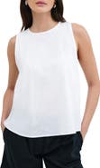 Marcella Mckinley Sleeveless Linen & Cotton Top