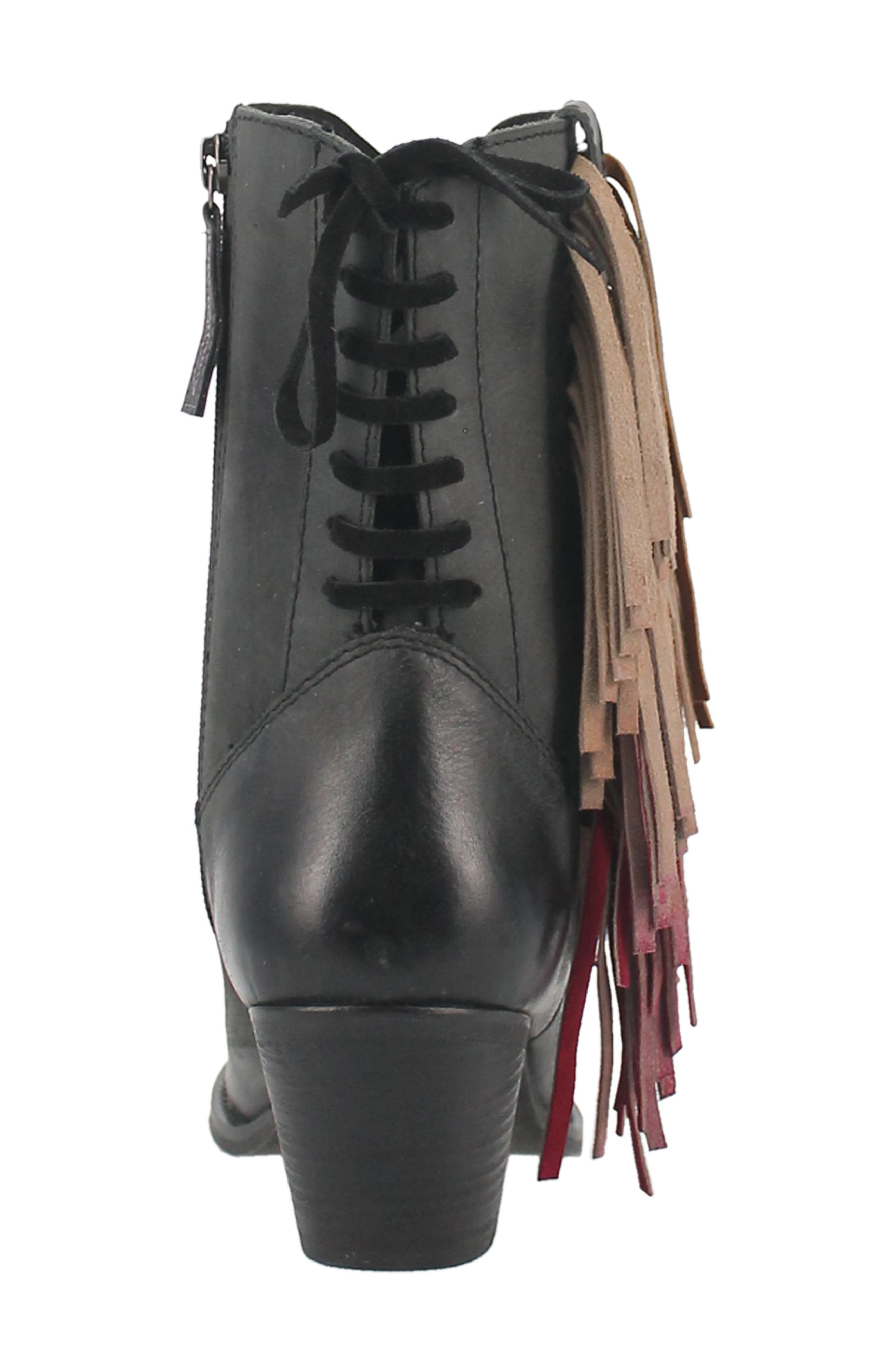 Dingo Fringe Benefits Western Boot, Alternate, color, 