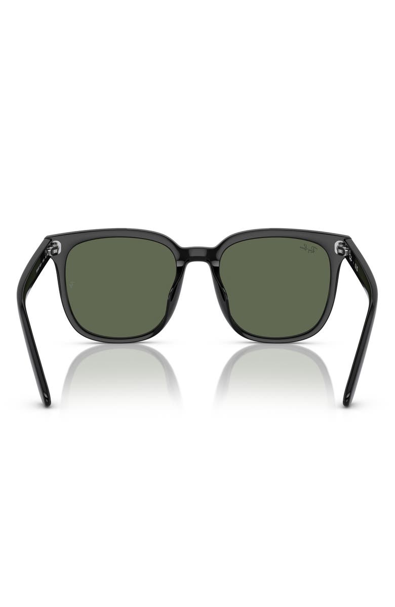 Ray-Ban 55mm Square Sunglasses, Alternate, color, Black
