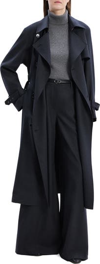 Tie Waist Trench Coat