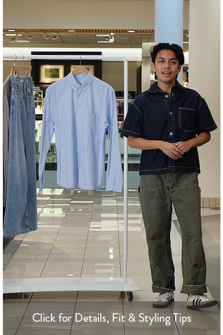 Regular Fit Stripe Button-Up Shirt video