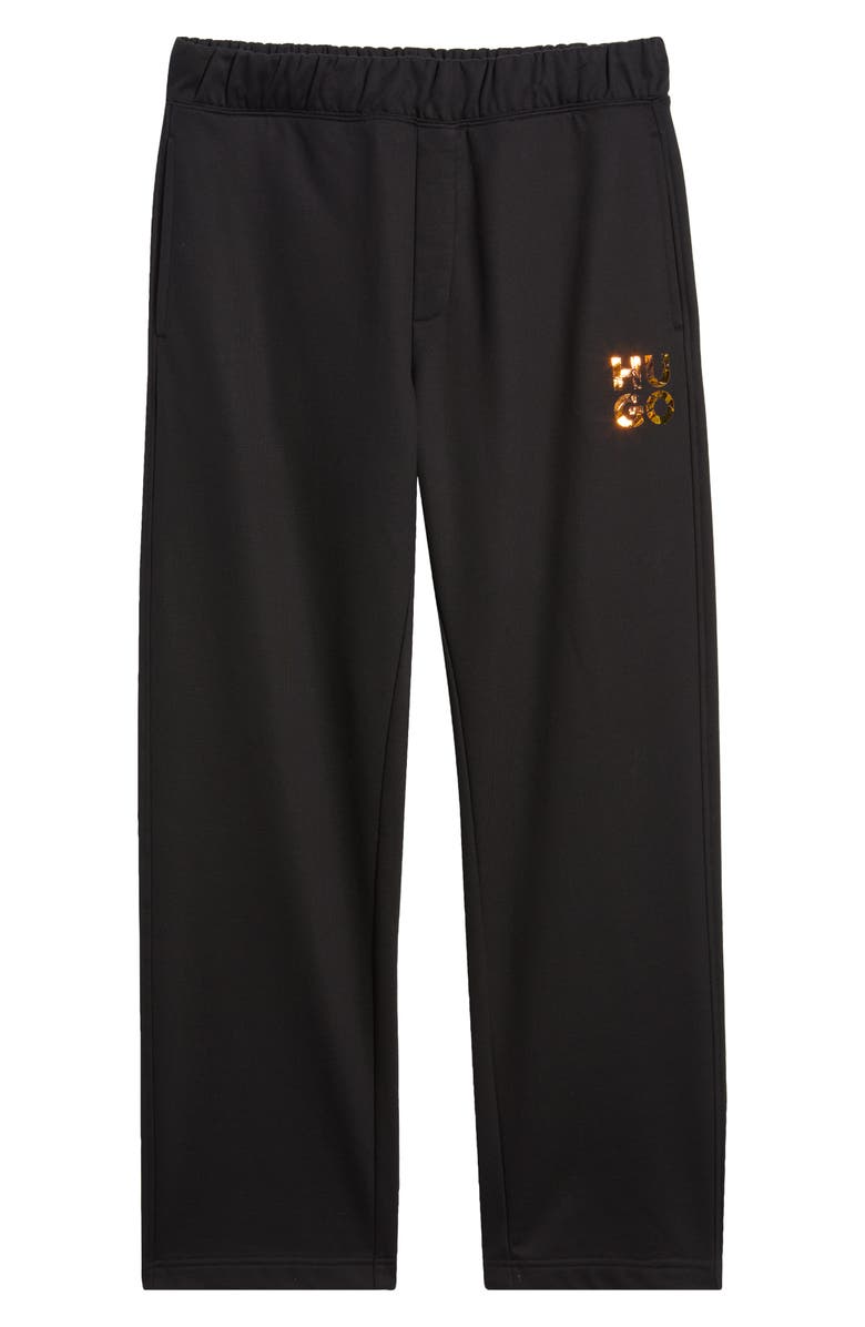 HUGO Diridopano Knit Pants, Alternate, color, Black