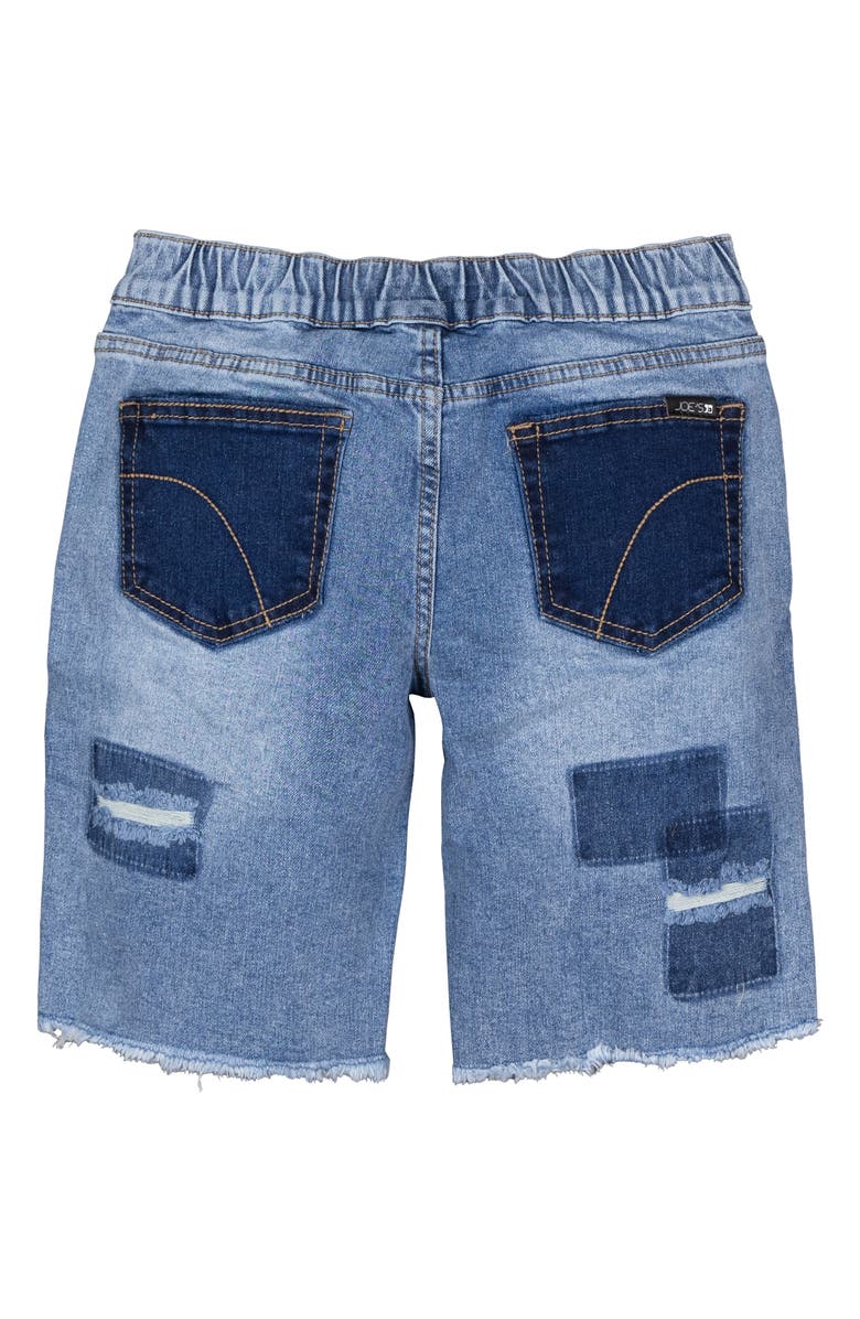 Joe's Jeans Kids' Ozzie Rip & Repair Denim Bermuda Shorts, Alternate, color, Bleach Wash