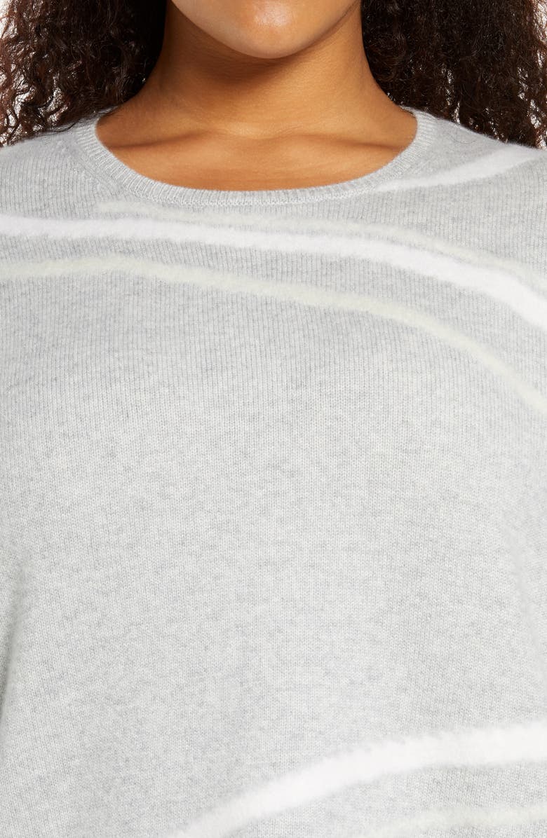 Lafayette 148 New York Needle Punch Cashmere Sweater, Alternate, color, 