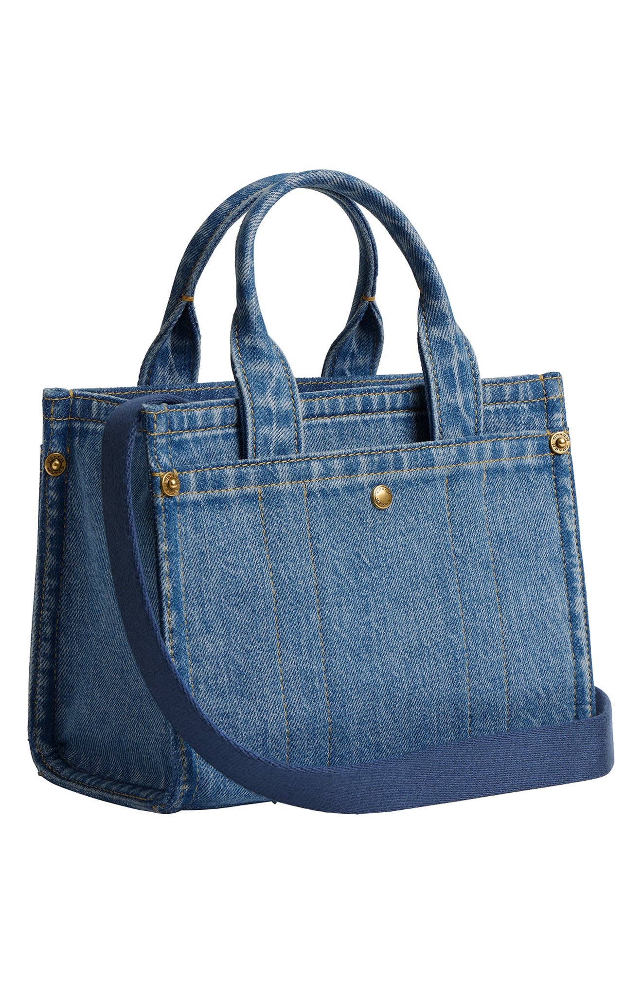 COACH Denim Cargo Tote, Alternate, color, 