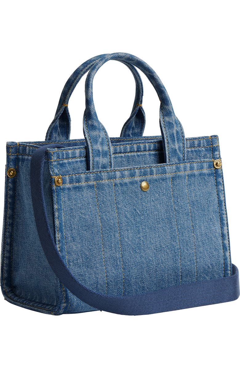 COACH Denim Cargo Tote, Alternate, color,