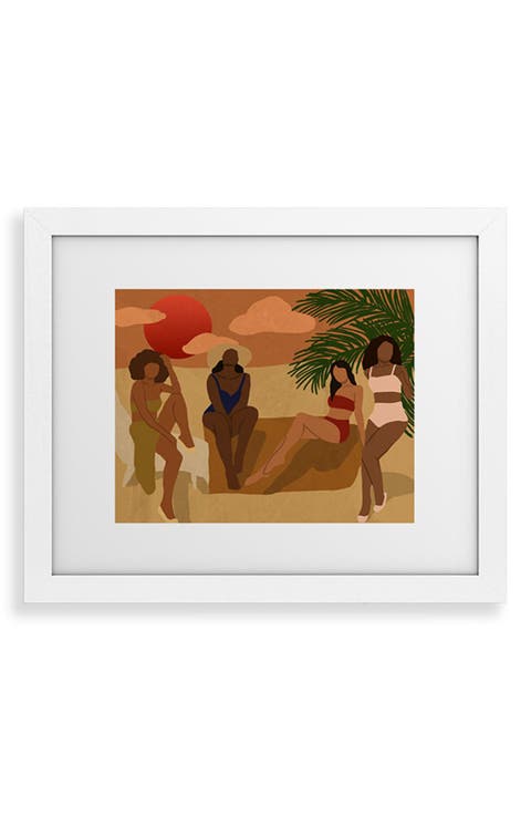 Beach I Framed Art Print
