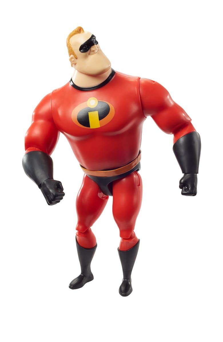Mattel Disney Pixar The Incredibles Mr. Incredible Figurine, Alternate, color, 