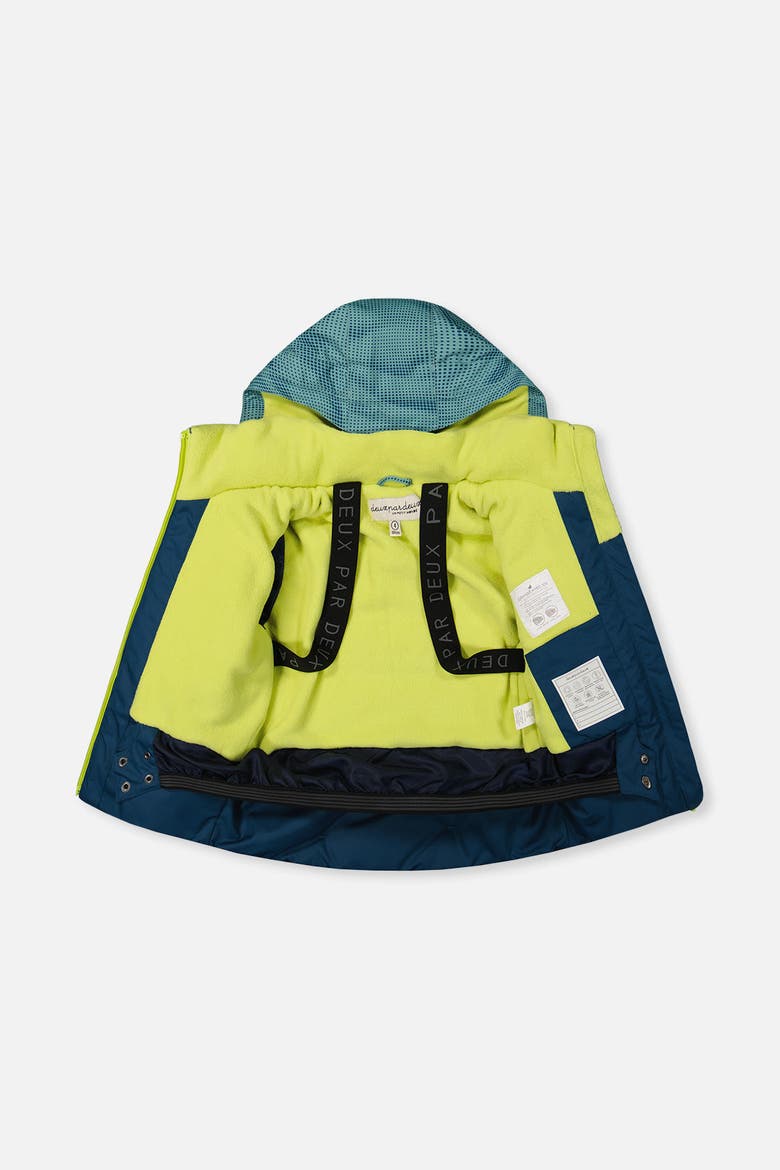 Play Jacket & Pants Neckwarmer Two Piece Snowsuit, Alternate, color, Greyish Blue and Navy