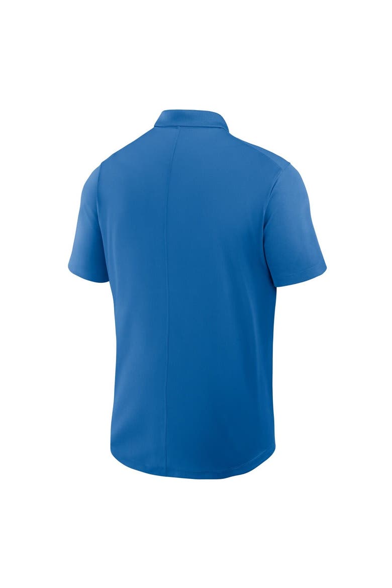 Men's Nike Blue Detroit Lions Rewind Victory Performance Polo, Alternate, color, Blue