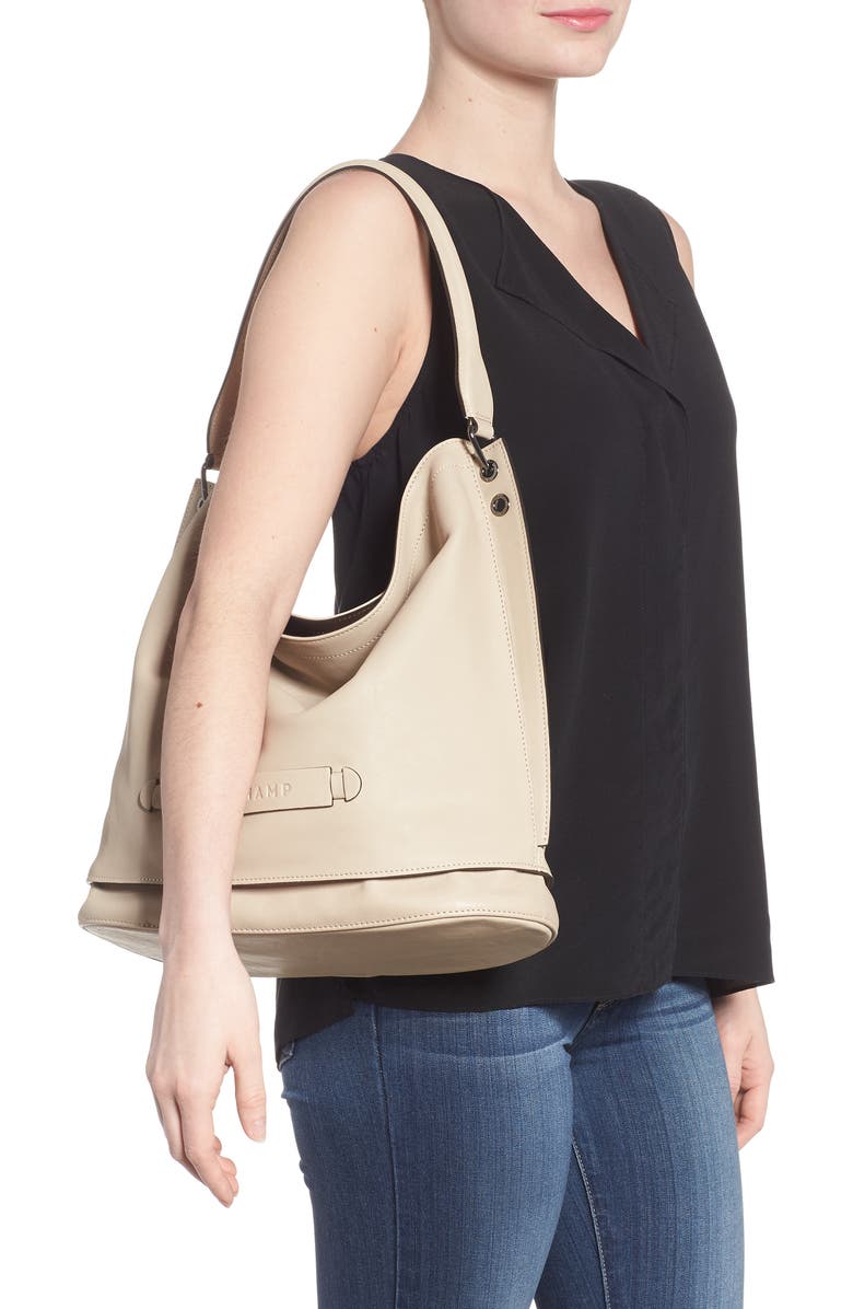 Longchamp '3D' Leather Hobo, Alternate, color,