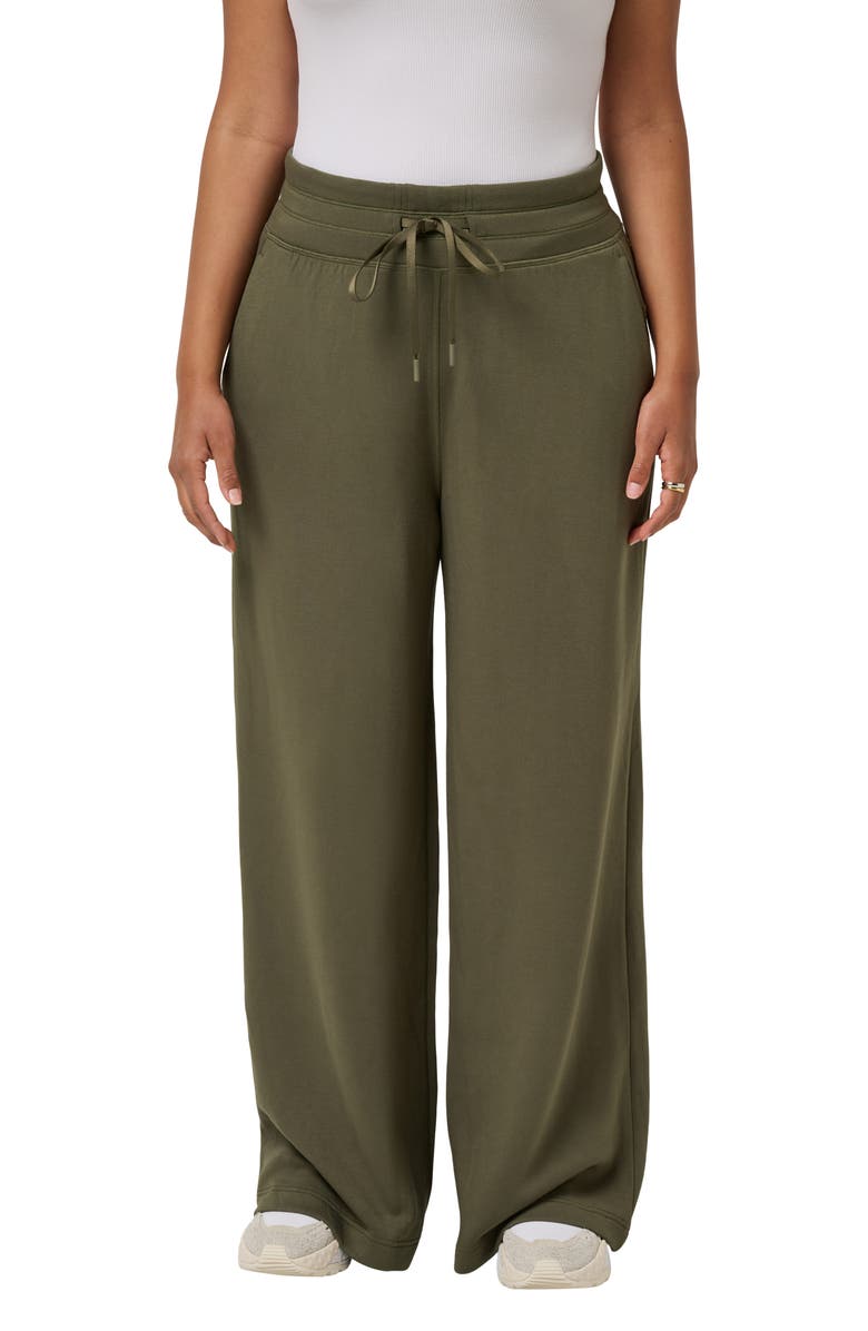 TravisMathew Skyloft Soft Wide Leg Pants, Alternate, color, Grape Leaf