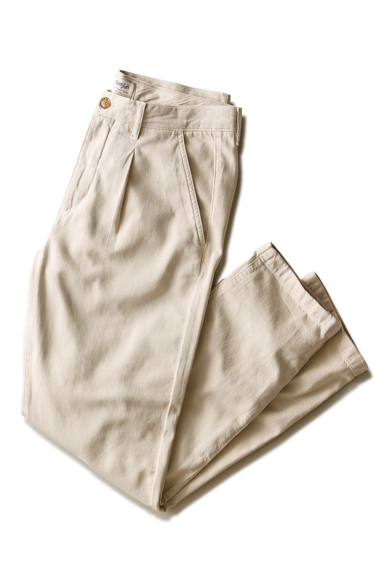Rowan Pleated Trousers, Alternate, color, STONE