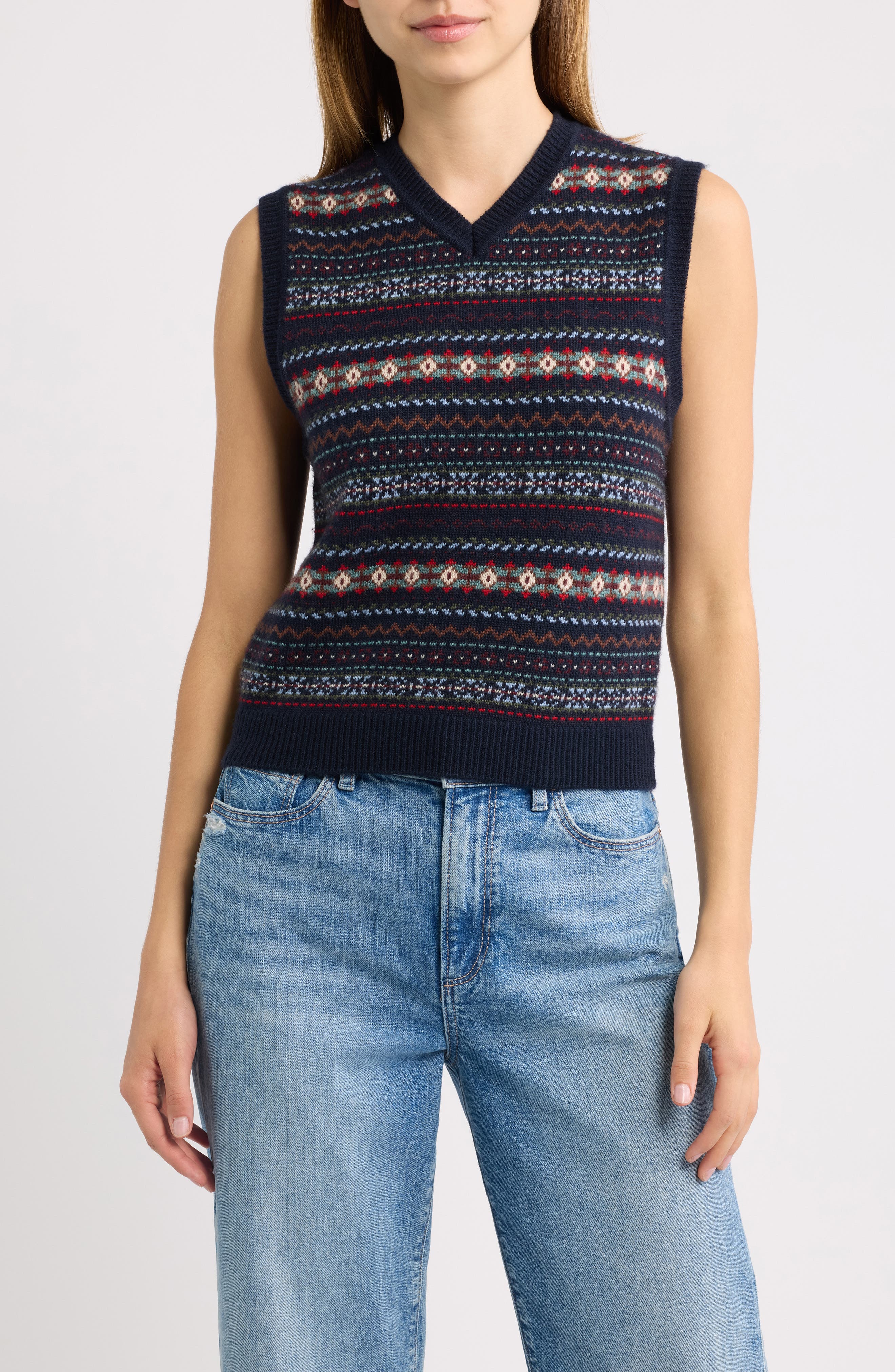 selected NAVY DASHWOOD FAIR ISLE