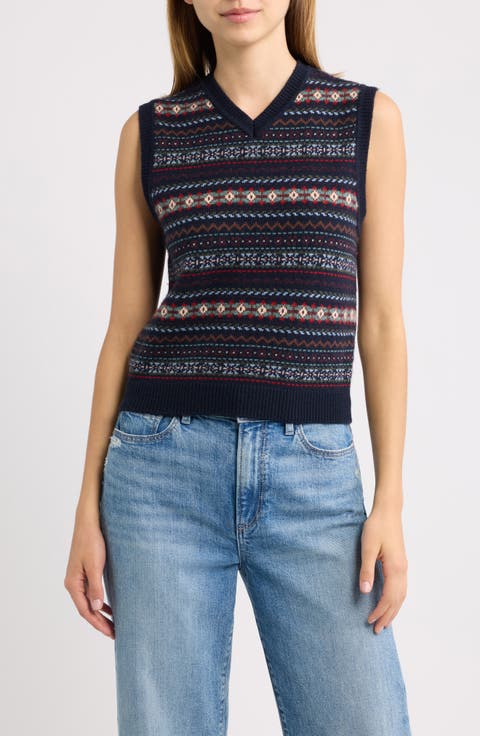 Vincent Fair Isle Sweater Vest