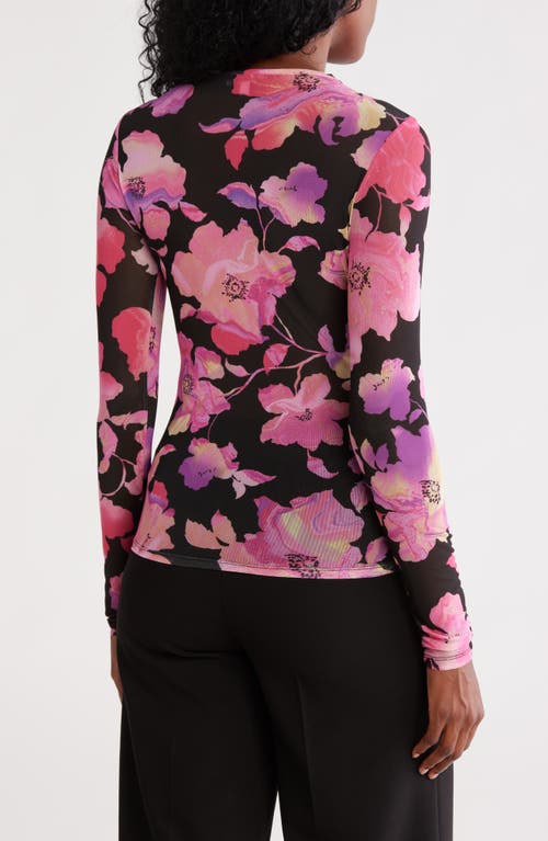 Afrm Los Angeles Sunny Long Sleeve Mesh Top