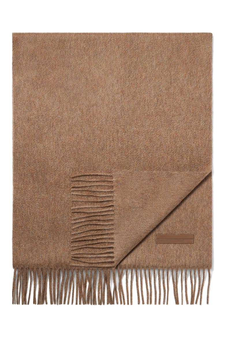 Oasi Cashmere Scarf, Main, color, BROWN