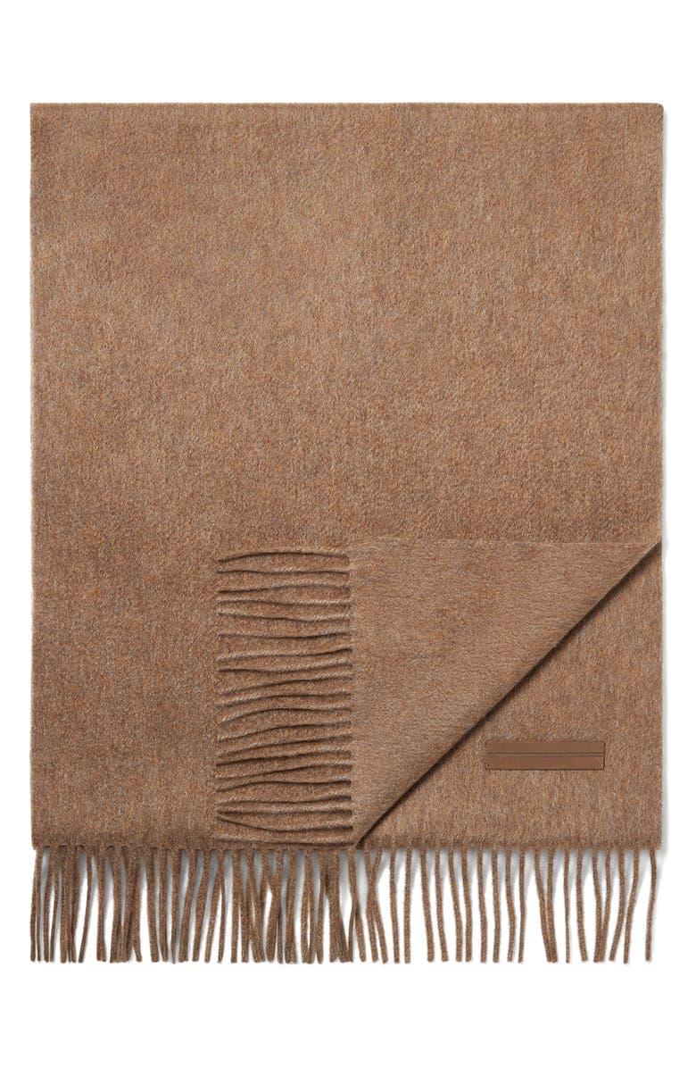 ZEGNA Oasi Cashmere Scarf, Main, color, Brown