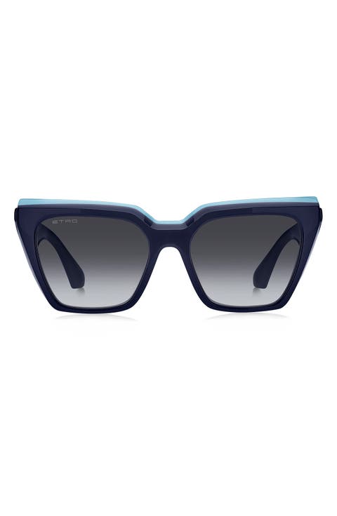 55mm Cat Eye Sunglasses