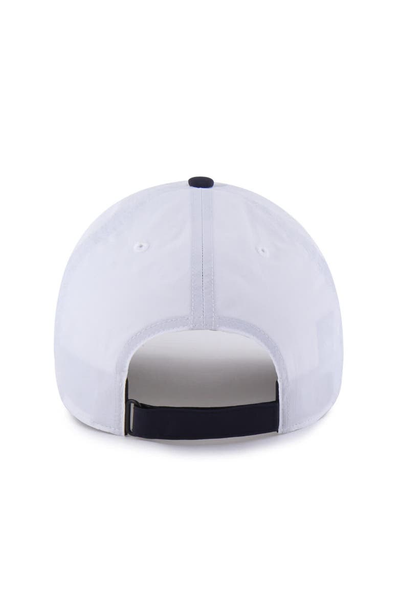 '47 Men's '47 White/Navy Seattle Mariners Vista Mini Clean Up brrr° Adjustable Hat, Alternate, color, White
