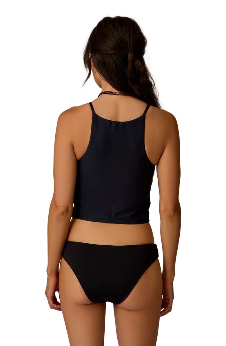 Carve Designs Boca Compression Tankini, Alternate, color, Black