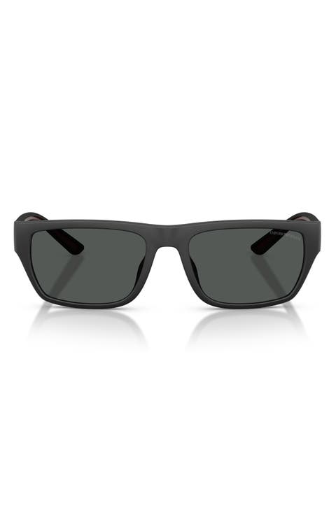 57mm Rectangle Sunglasses