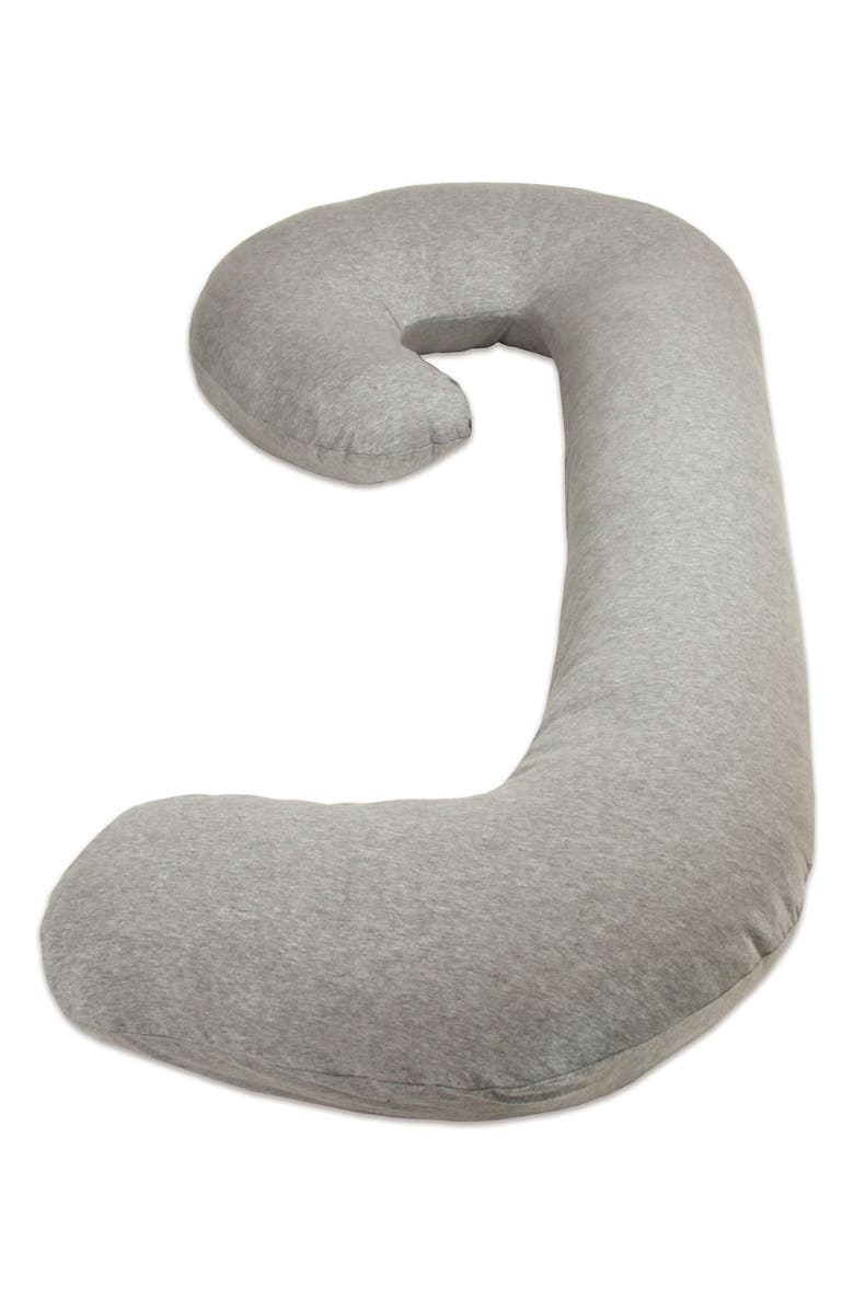 Leachco Snoogle Chic Full Body Pregnancy Support Pillow with Jersey Cover, Main, color, 