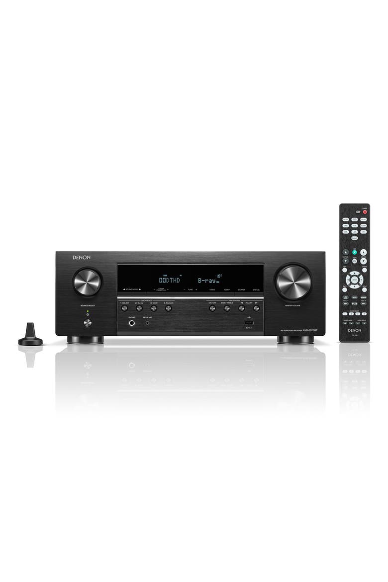 AVR-S570BT 5.2 Channel 8K Home Theater Receiver with Bluetooth and Dolby Audio/DTS, Main, color, Black