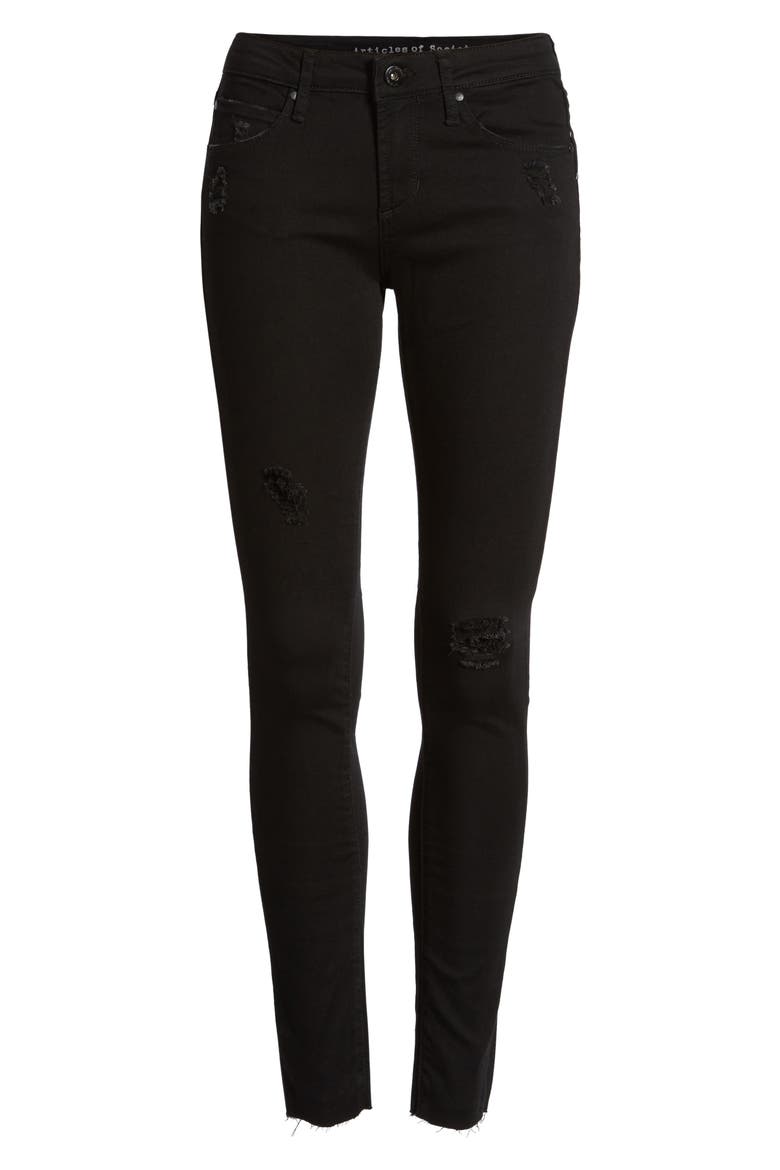 Sarah Skinny Jeans, Alternate, color, FENTON