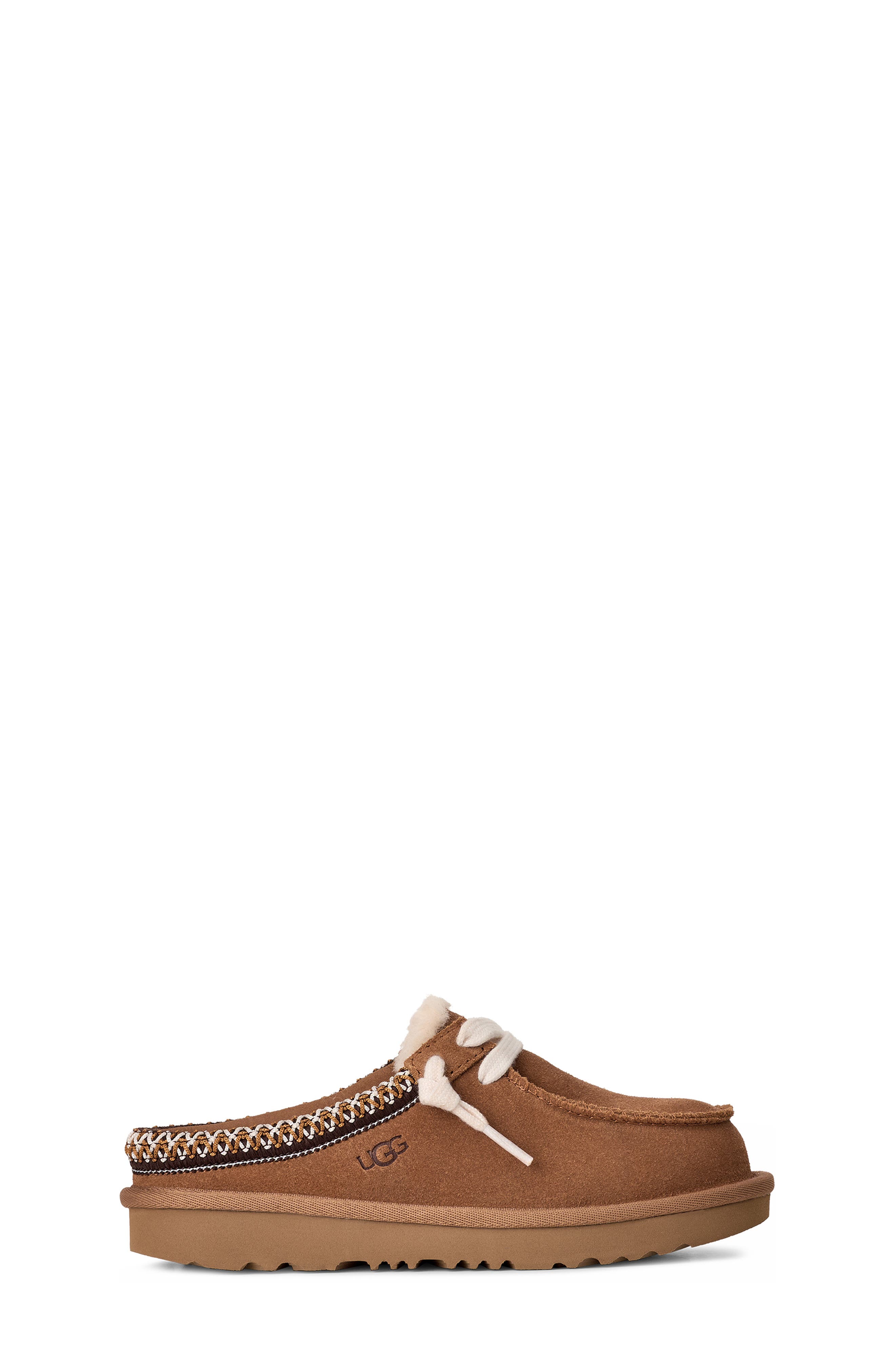 UGG<sup
®</sup
 Kids
 Tasman Mule, Alternate, color, Chestnut