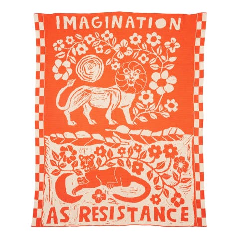 Imagination Knit Throw Blanket