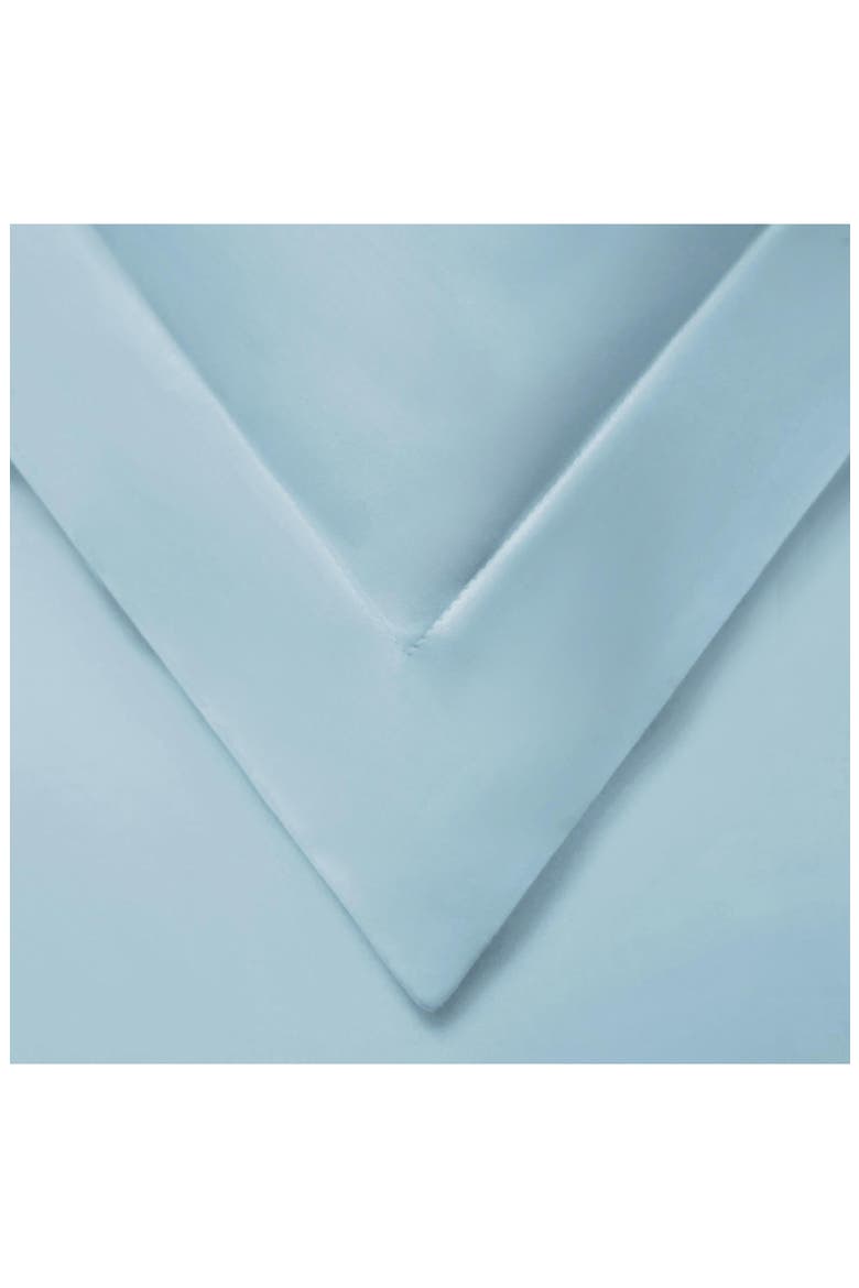 600 Thread Count Sateen Duvet Cover & Shams Set, Alternate, color, LIGHT BLUE