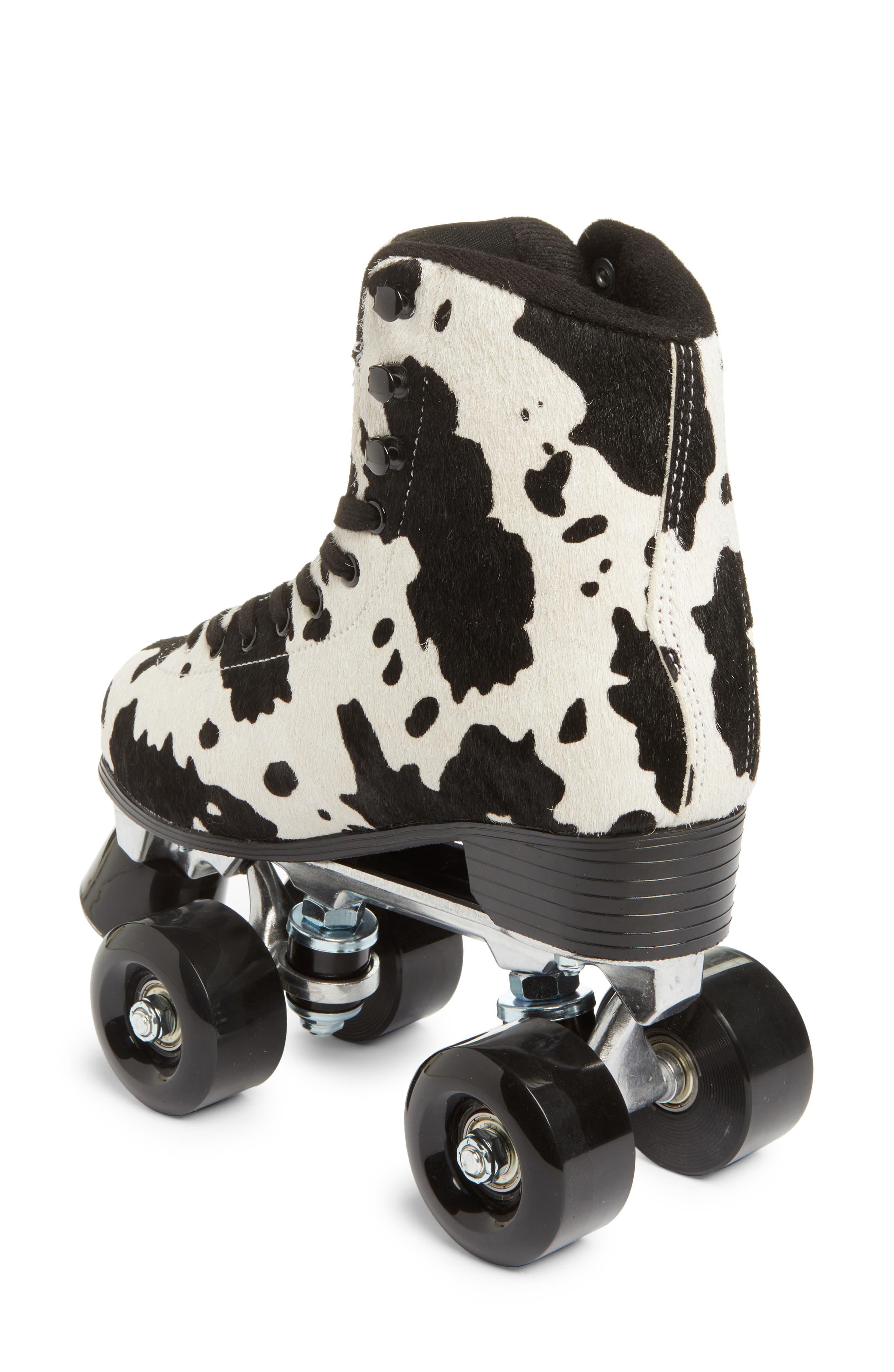 INTENTIONALLY BLANK Whip It Genuine Calf Hair Roller Skates, Alternate, color, 