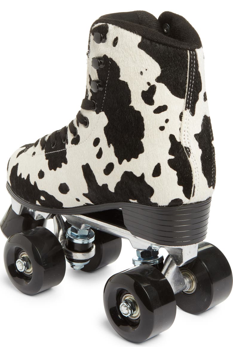 INTENTIONALLY BLANK Whip It Genuine Calf Hair Roller Skates, Alternate, color,