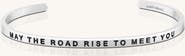 Mantra May The Road Rise To Meet You bracelet