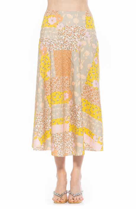 Alexia Admor Hadley Stretch Cotton Midi Skirt