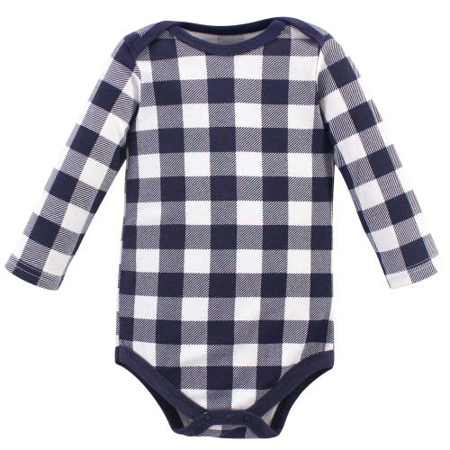 Hudson Baby Five-piece Collection Of Long-sleeve Cotton Bodysuits In Multi
