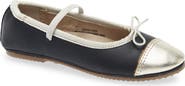 OLD SOLES Kids' Shanni Cap Toe Mary Jane Flat