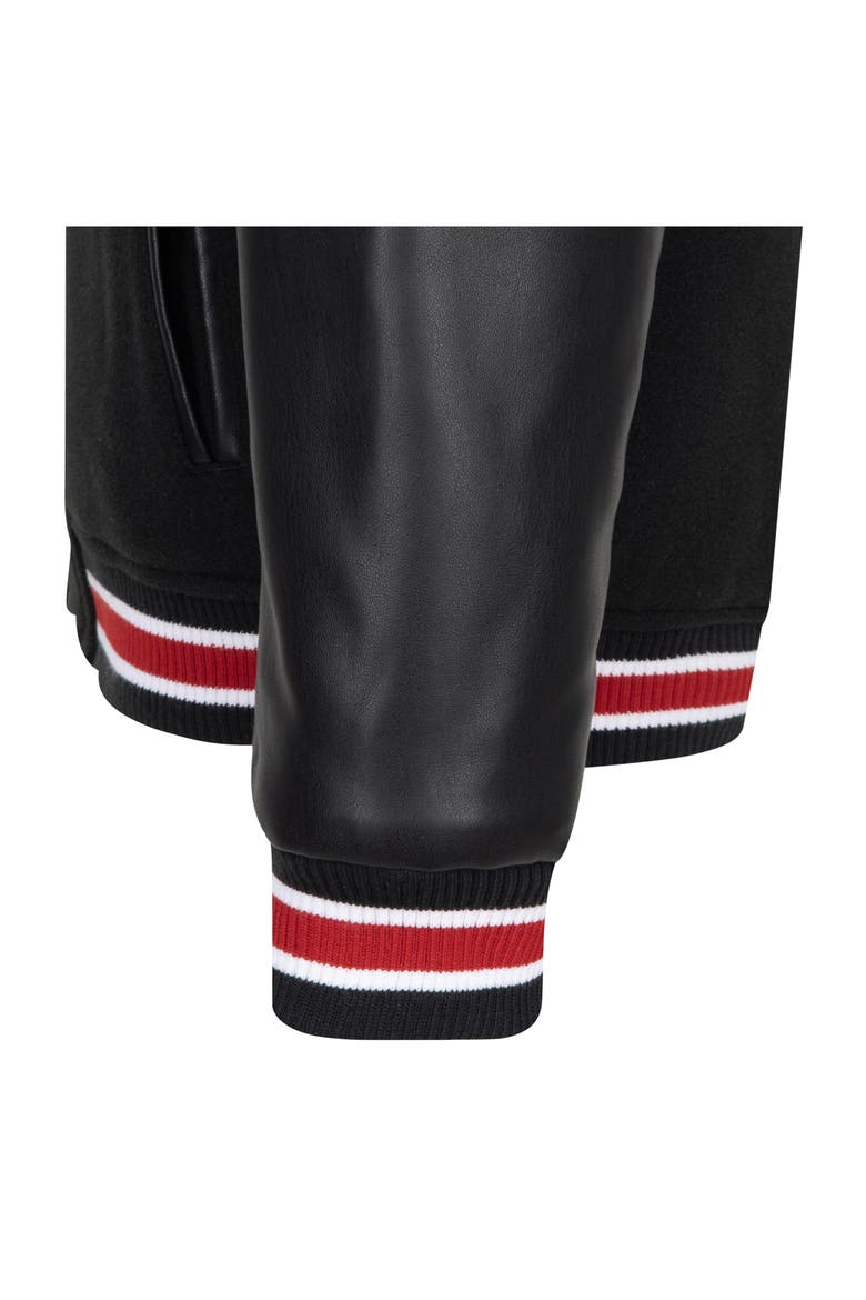 Kids' Varsity Letter Jacket, Alternate, color, 023BLACK