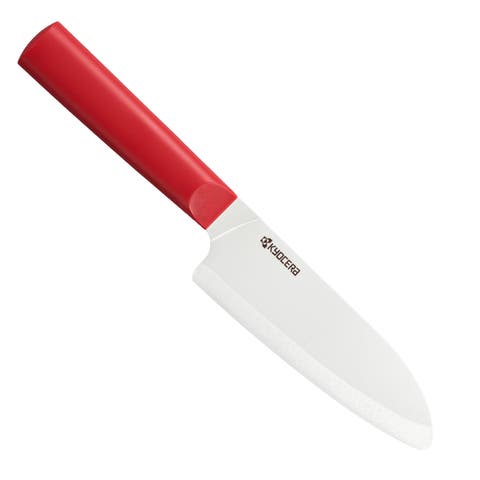 INNOVATIONwhite® 5.5-Inch Ceramic Santoku Knife, White Blade