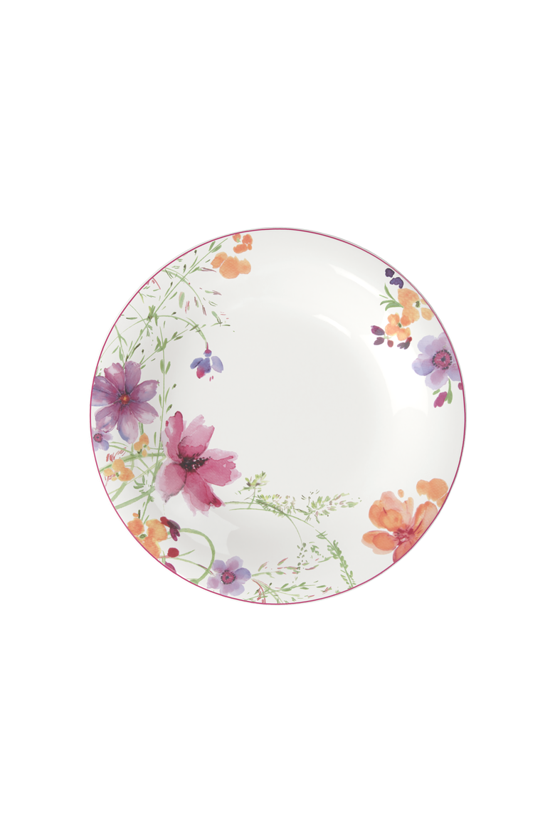 Mariefleur Basic Round Gourmet Plate, Main, color, White