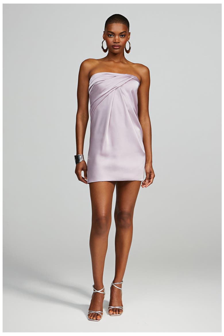 Karen Dress in Charmeuse, Main, color, Lavender