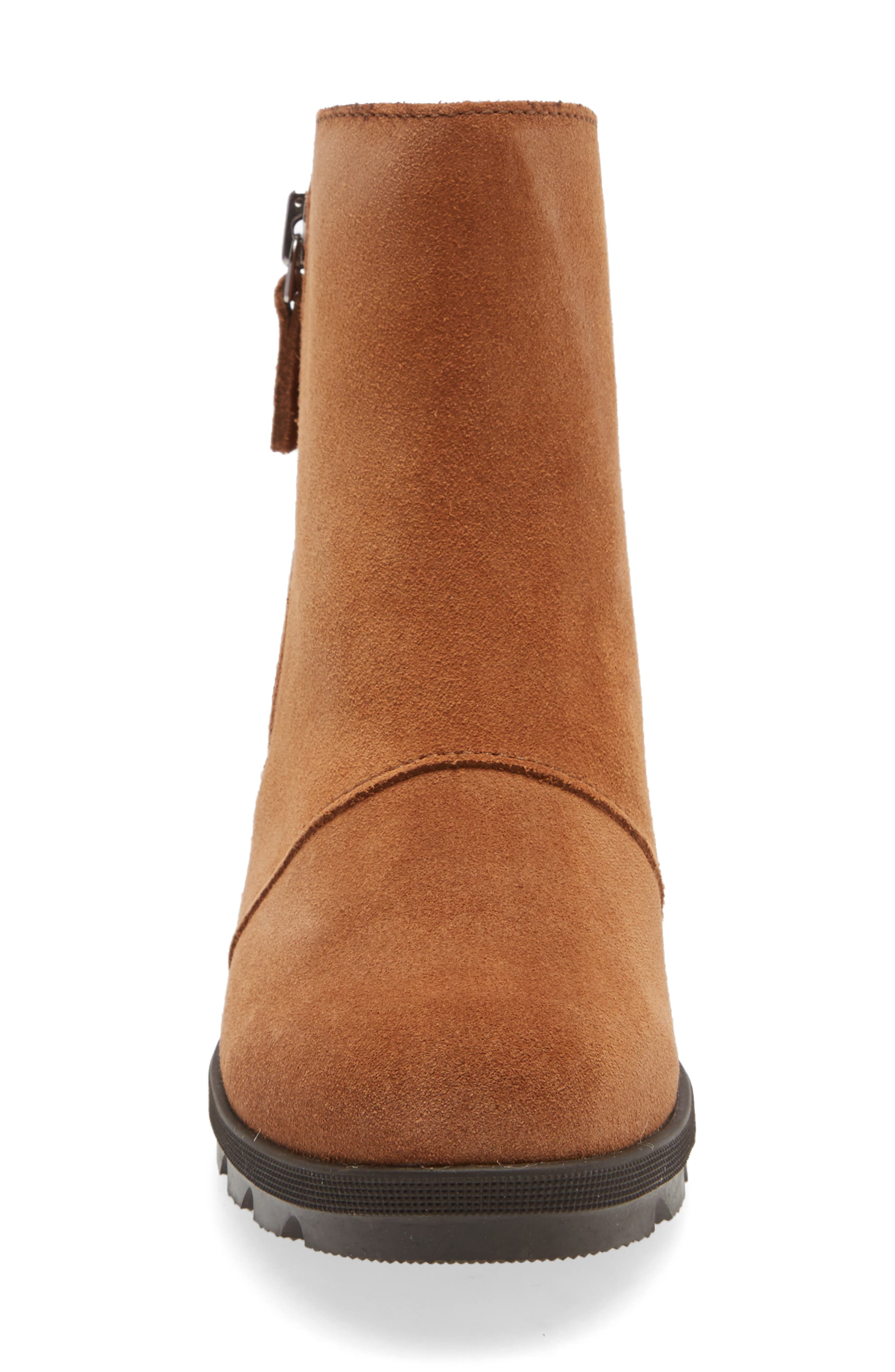 Kids' Joan of Arctic II Waterproof Wedge Bootie, Alternate, color, VELVET TAN