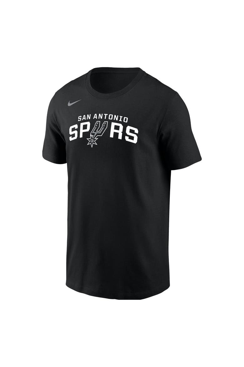 Men's Nike Black San Antonio Spurs Logo T-Shirt, Alternate, color, Black