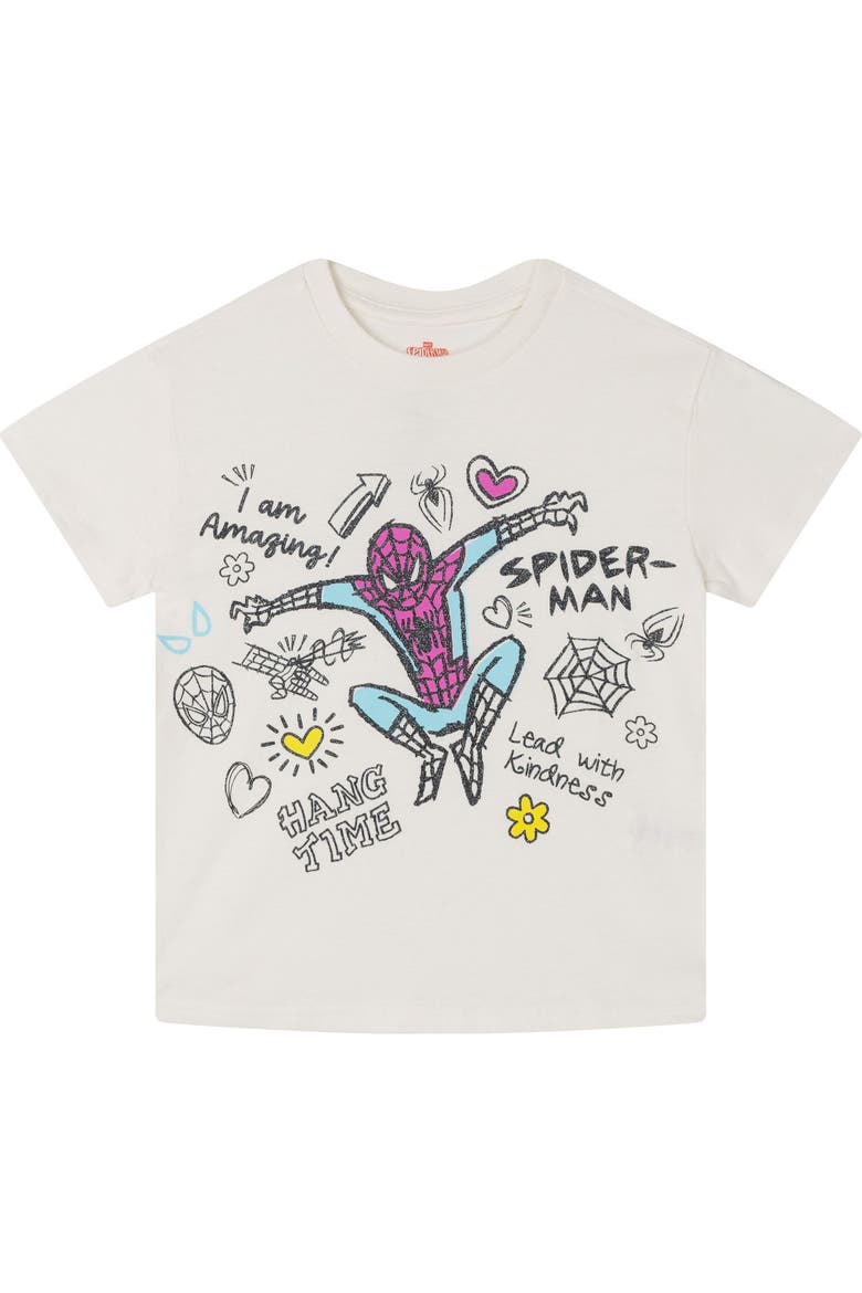 Spider-Man 2-Piece T-Shirt and Leggings Set, Alternate, color, Charcoal Spider Man