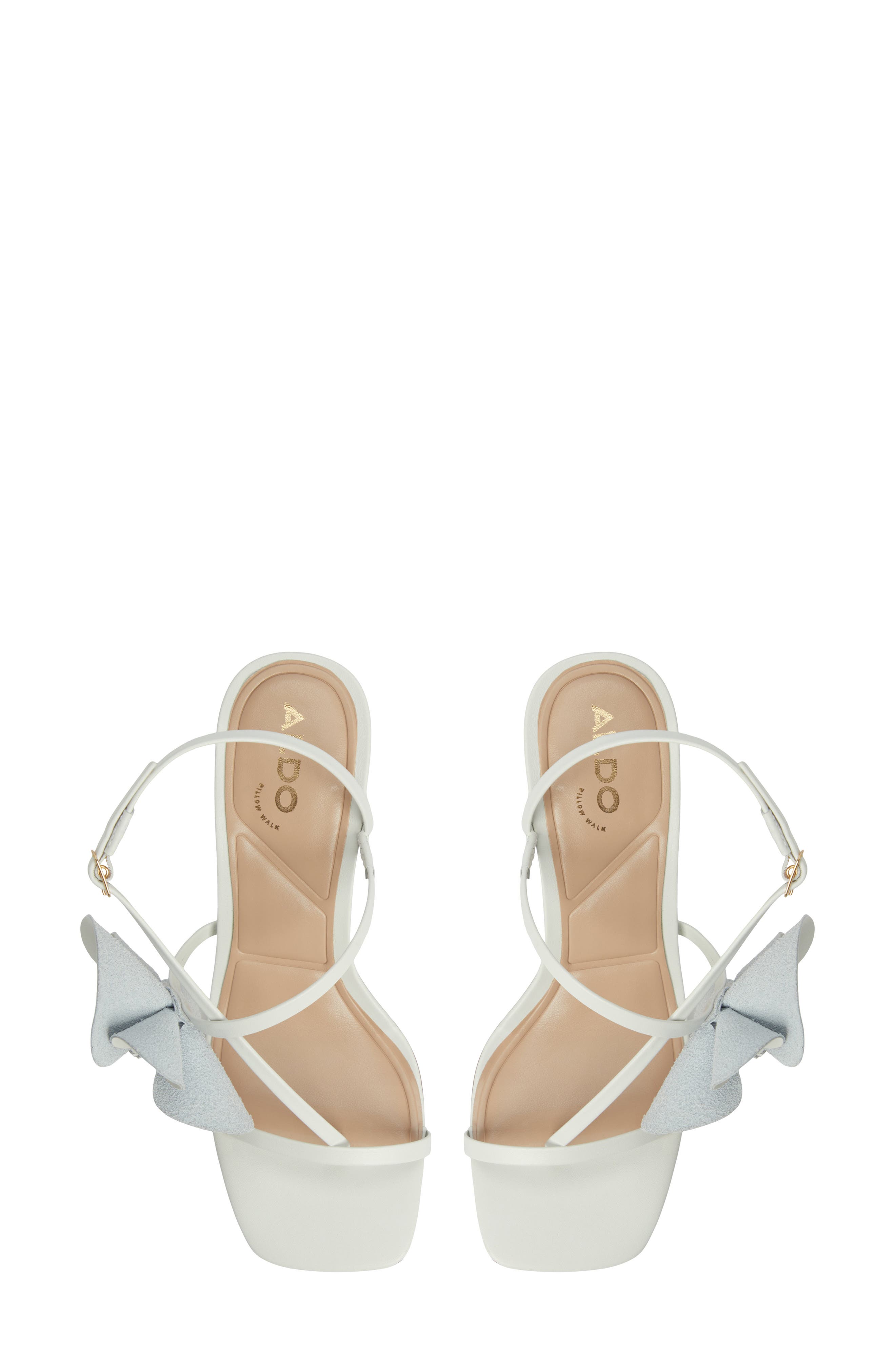 ALDO Sandflower Slingback Sandal, Alternate, color, White/ Bone