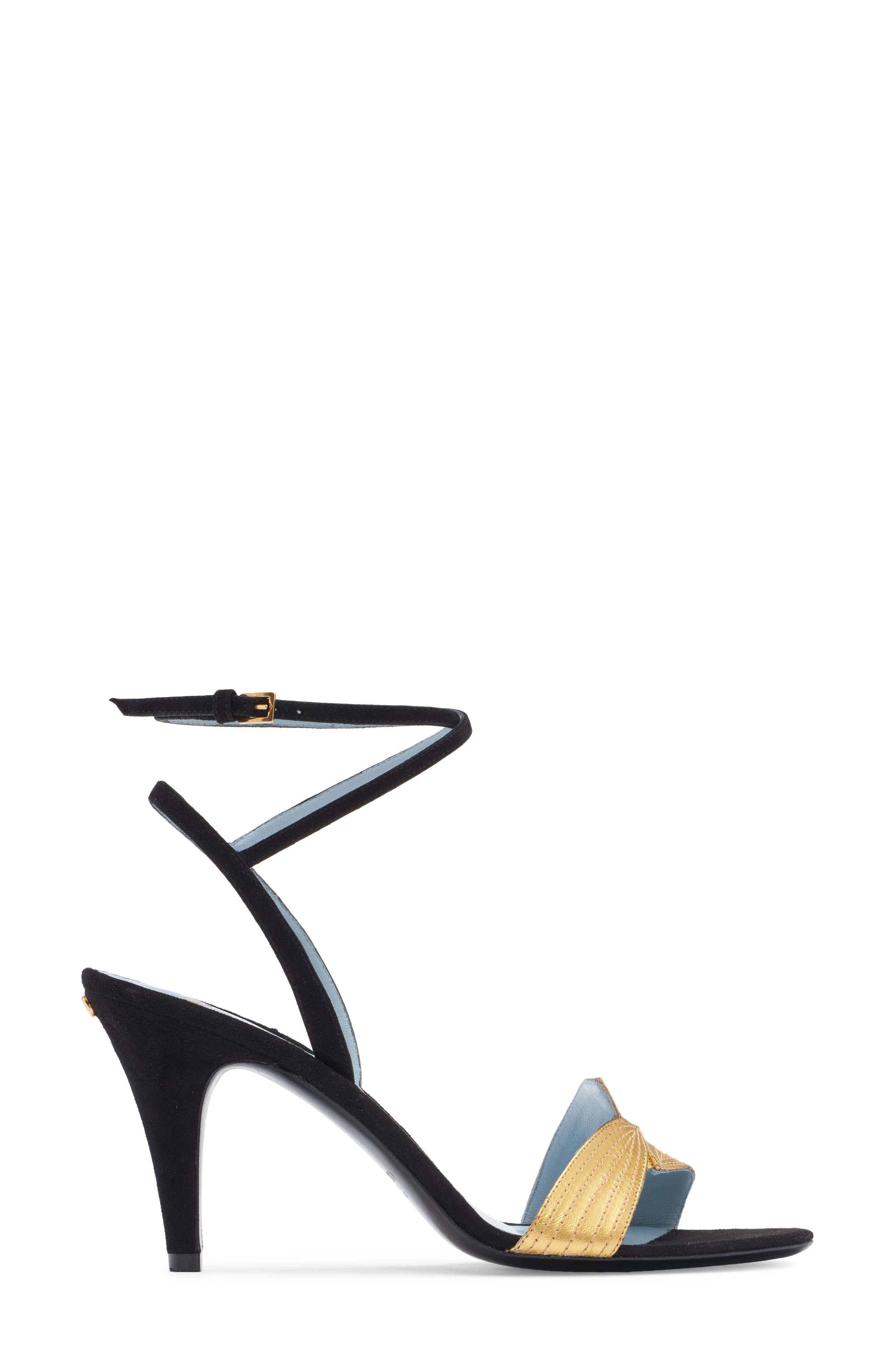 Valentino Garavani Foliage Ankle Strap Sandal, Alternate, color, 