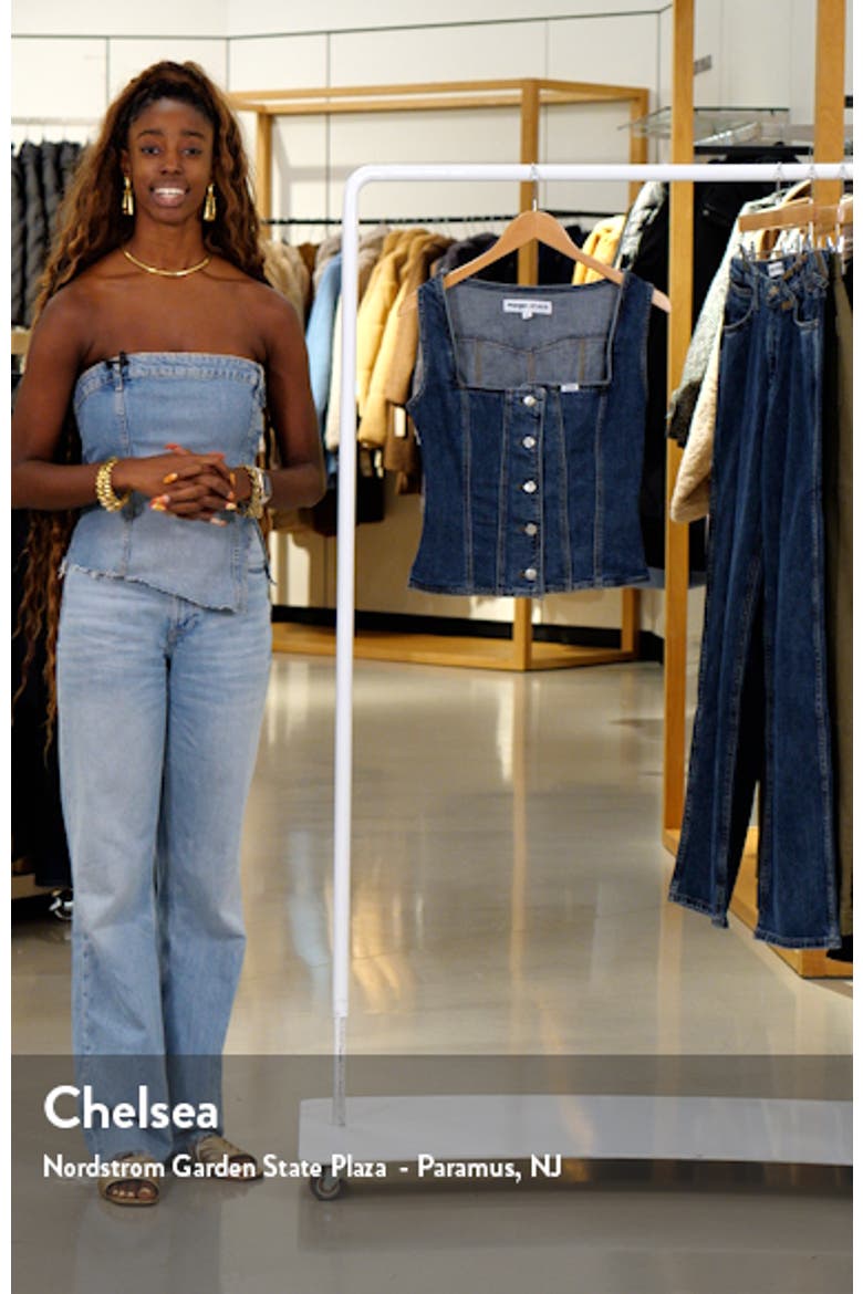 + Wrangler Denim Trucker Top video